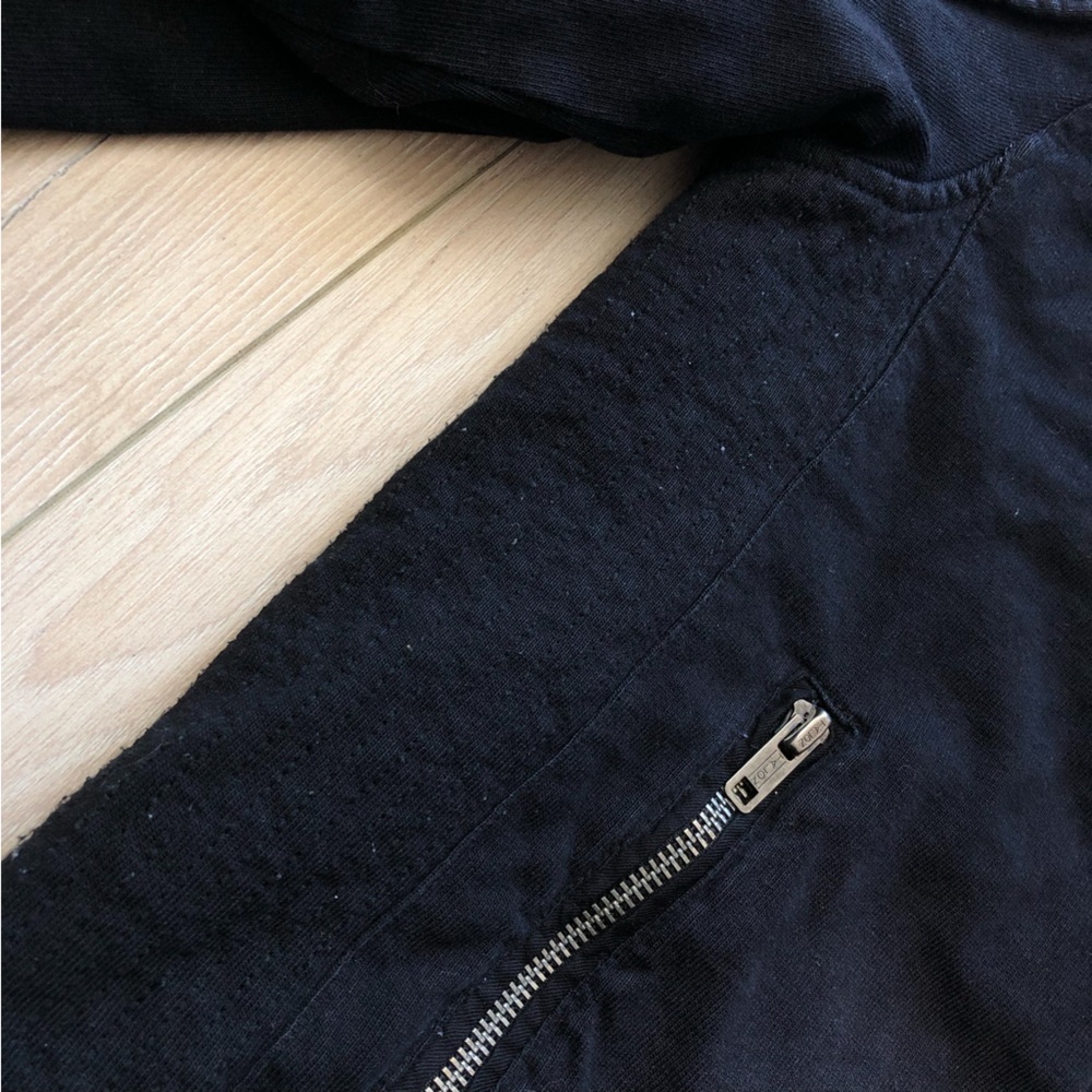 Polo Ralph Lauren Quilt Patch Moto Jacket in Black Women’s Size M - Picture 10 of 14